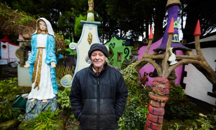 Kevin Duffy’s fantasy tudor village at Rectory Nurseries in Wigan.
