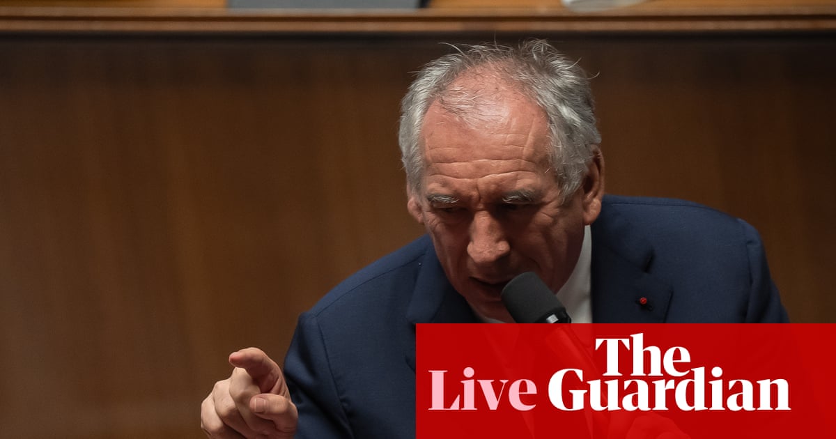 Francois Bayrou to resign as French PM as government collapses to spark crisis Europe live