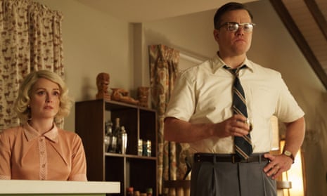 Domestic betrayal … Julianne Moore as Margaret and Matt Damon as Gardner in Suburbicon.