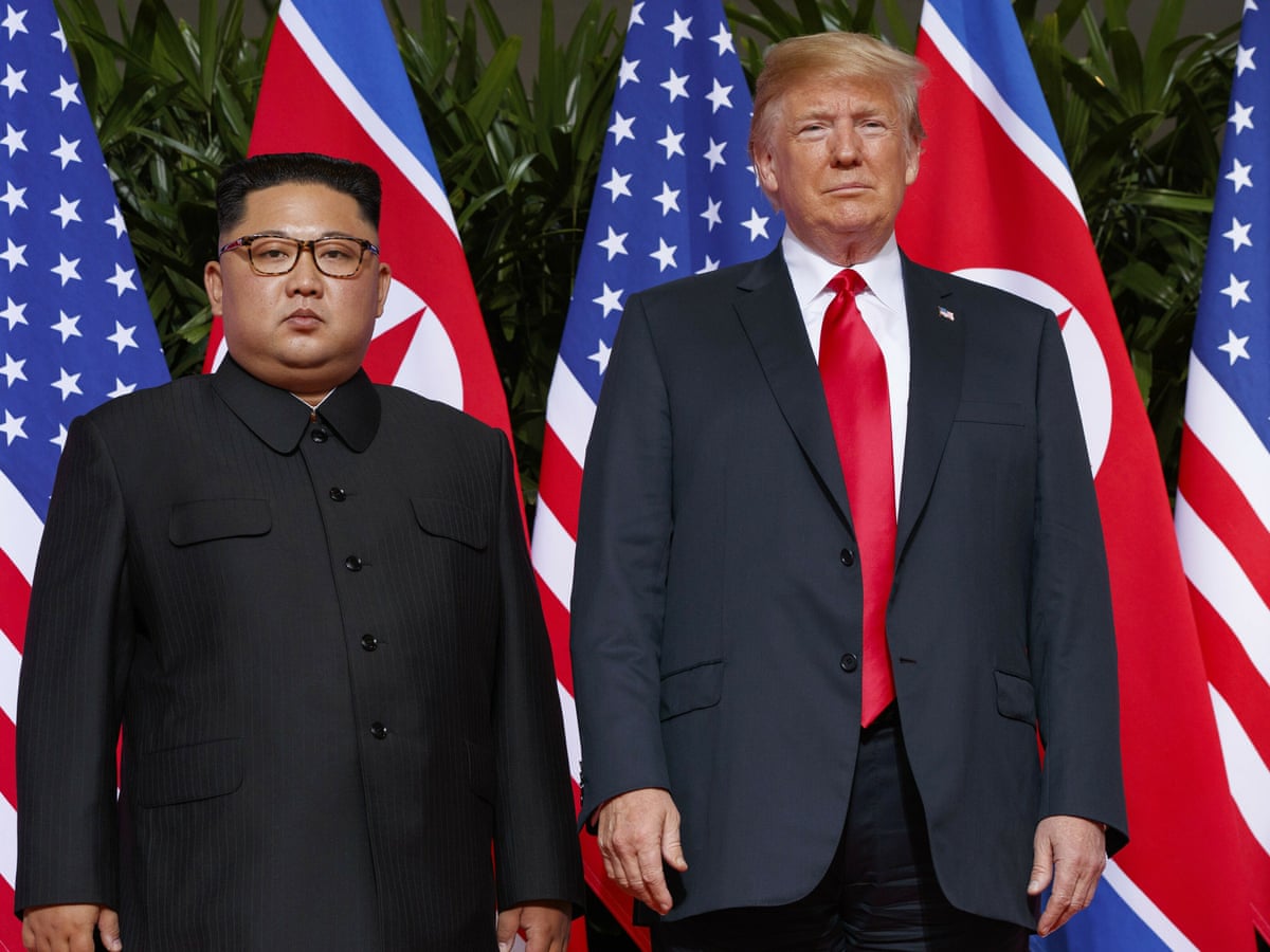 Trump proposes meeting with Kim Jong-un in demilitarised zone | Donald Trump | The Guardian Trump proposes meeting with Kim Jong-un in demilitarised zone | Donald Trump | The Guardian