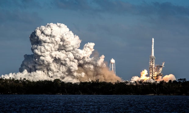 The blast. Photograph: Cristobal Herrera/EPA