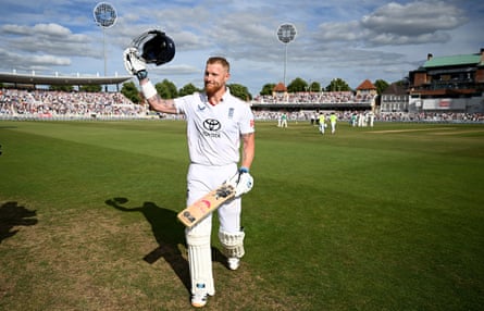 Ben Stokes says goodbye.