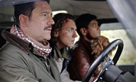Rufus Jones, JJ Feild ad Amit Shah as Cosmo, Ledge and The Mexican in Stag.