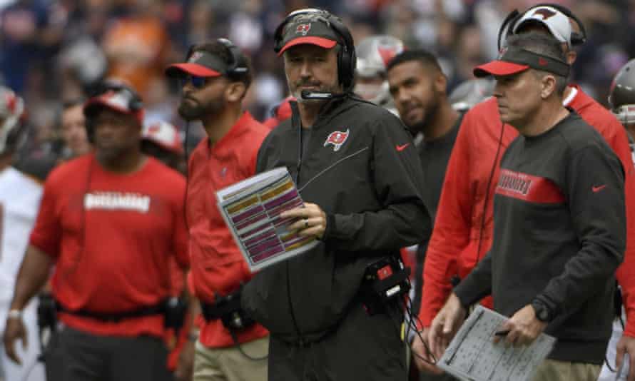 Dirk Koetter was not a happy man after Tampa Bay’s loss on Sunday