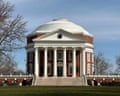 The Rotunda of the University of Virginia, whose president, Jim Ryan, resigned in June to resolve a justice department investigation.