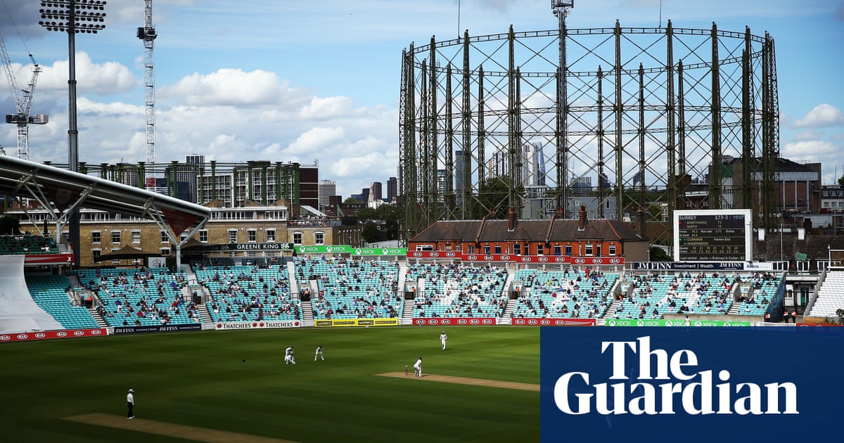 Its lovely to be here: county cricket fans return to the Oval