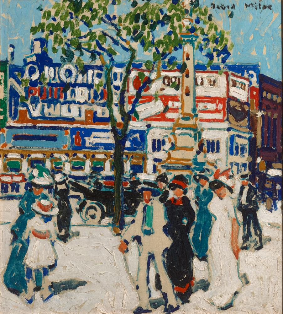 Columbus Monument, 1912, by David Milne.
