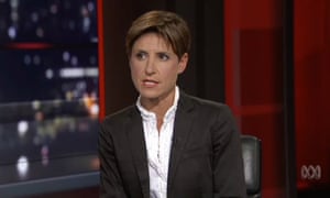 Emma Alberici, the host of the ABC’s Lateline program, on 4 October 2017.