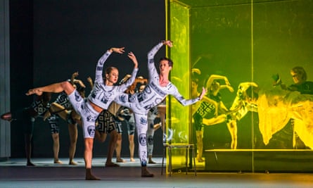 Dancers from Company Wayne McGregor in Orpheus and Eurydice at the Coliseum,