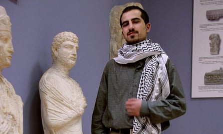 Bassel Khartabil, a pioneer of open data, at Palmyra in 2005. His whereabouts are now unknown
