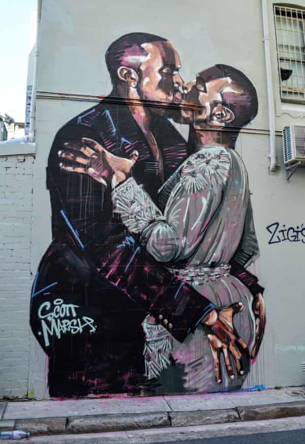 Kanye Loves Kanye (2016) by street artist Scott Marsh