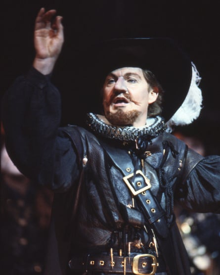 Derek Jacobi performing as Cyrano de Bergerac, 1983.