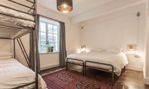 Accommodation at the Bristol Wing hostel, Bristol, UK.