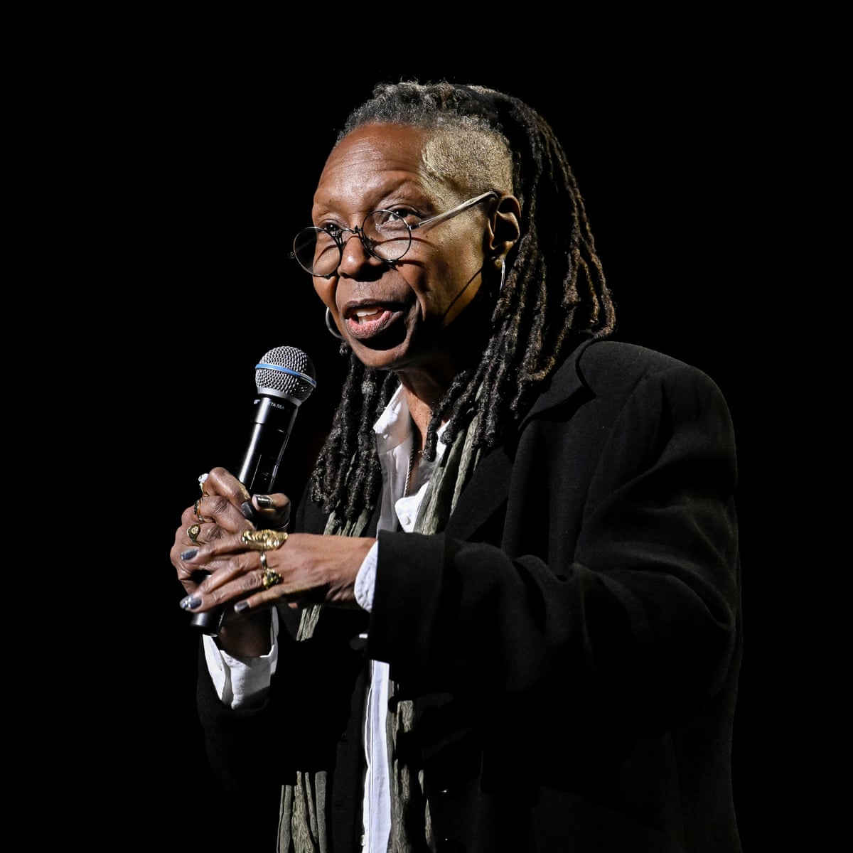 Whoopi Goldberg: Live review – like reading a boomer relative's Facebook |  Comedy | The Guardian