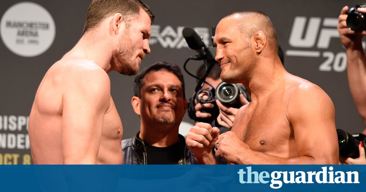 UFC 204: Michael Bisping and Dan Henderson face off at weigh-in – video