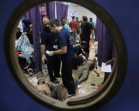 Healthcare workers remain to treat those injured in conflict even in the worst of conditions.