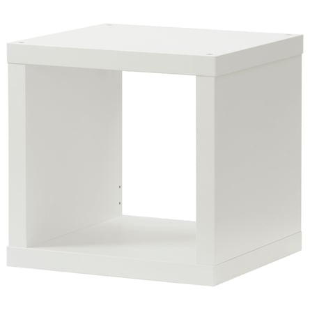 A product photo of an Ikea Kallax Shelf Unit