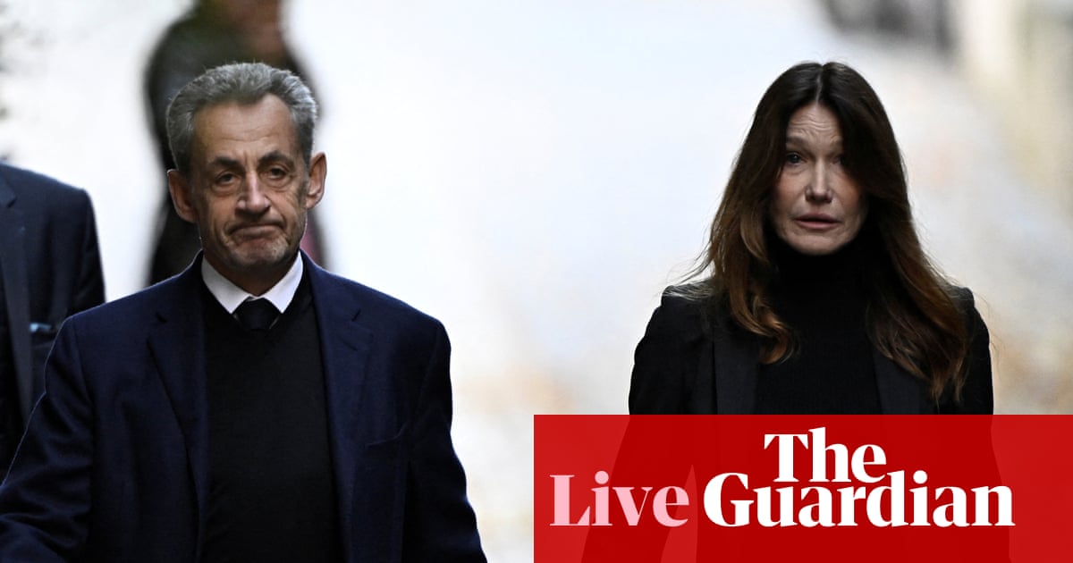 Defiant Sarkozy heads to jail to start sentence  Europe live