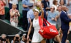 Elina Svitolina praises 'unbelievable' support after Wimbledon exit