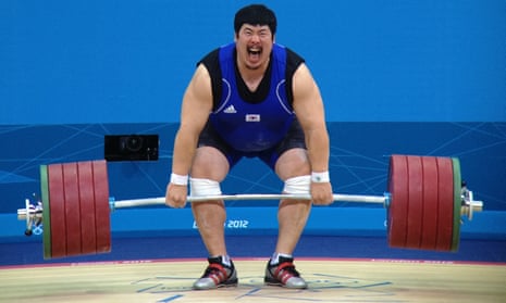 It won’t turn you into an Olympian like Jeon Sang-Guen, pictured, but in a grip test swearers boosted their strength by the equivalent of 2.1kg, the study showed.