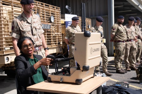 Kemi Badenoch at Carver Barracks