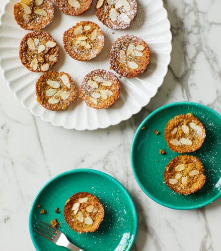 John Whaite’s pistachio, orange and brown butter friands.