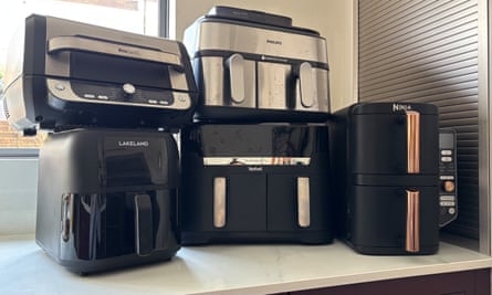 A selection of the test air fryers