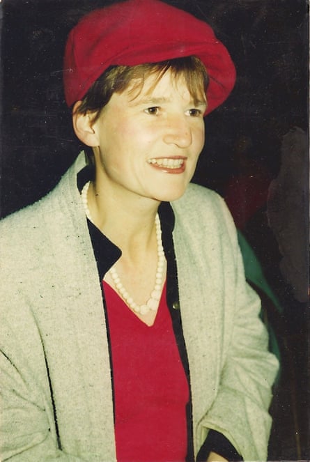 Mary Attenborough wearing a red hat