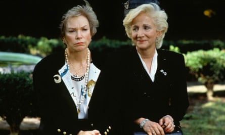 Shirley MacLaine, left, with Olympia Dukakis in Steel Magnolias, 1989.