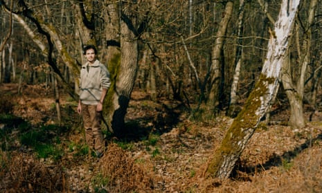 Geoffroy Delorme, photographed in Bord-Louviers forest, France, in February.