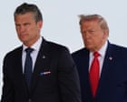 Trump backs Pete Hegseth amid renewed tensions with Iran – live