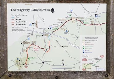 A map of the route Mary-Ann Ochota walked part of.