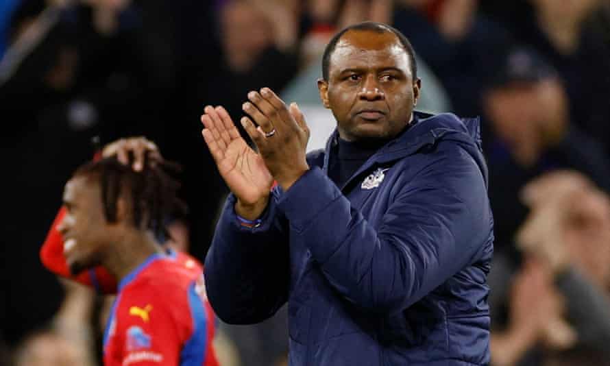 Patrick Vieira admits he is ‘worried’ about the Covid-19 situation at Crystal Palace.