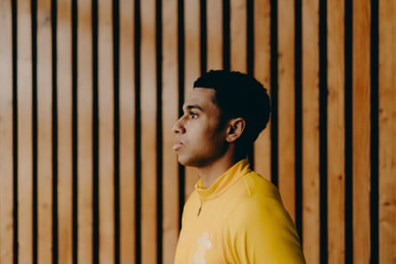 Portrait of Shea Charles at Southampton's training ground.