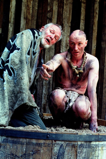 Julian Glover and Paul Brennen in King Lear in 2001.