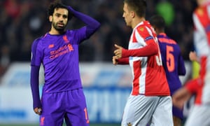 Mohammed Salah was one of several Liverpool players who missed the chance