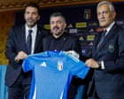 Gennaro Gattuso seeks ‘family’ ethos in bid to avoid World Cup unthinkable