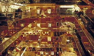 Atrium of the Trump Tower in New York.