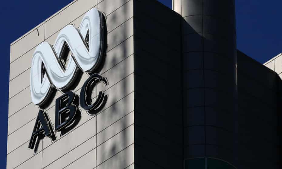 Signage is seen at the ABC offices in Ultimo, Sydney