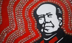 Badges of Mao Zedong on sale in Sichuan. President Xi Jinping has avoided any comment on the Cultural revolution because it will damage Mao’s reputation, one expert said.