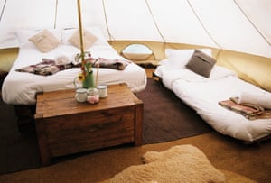 Tent interior