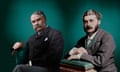 William Schwenck Gilbert, left and Arthur Sullivan