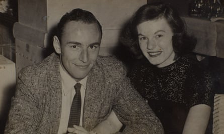 ‘Photo of me and my wife taken in 1956 a few minutes after I had proposed to her’: George and Ann.