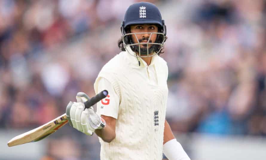 Haseeb Hameed at Headingley in the England v India match on 26 August.