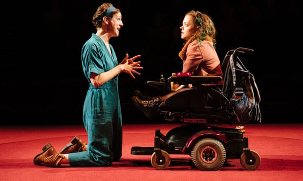 Francesca Martinez (as Jess) and Francesca Mills (as Poppy) in All of Us.