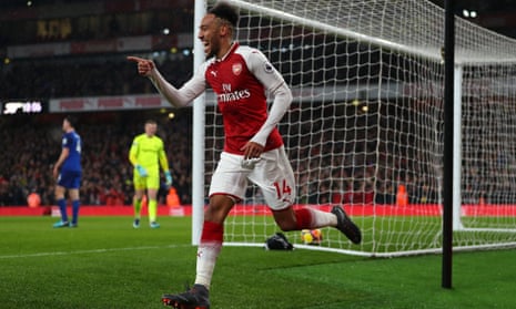 Pierre-Emerick Aubameyang scored on his Arsenal debut against Everton and is ready to play against Tottenham.