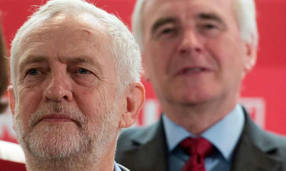 Labour Leader Jeremy Corbyn and John McDonnell