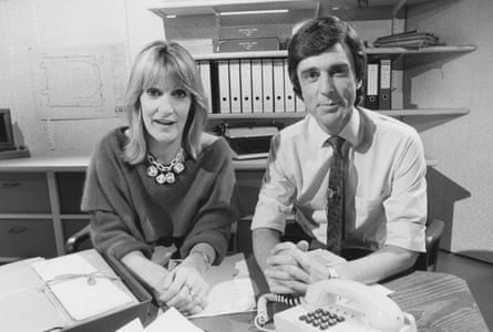 Joh Stapleton with Lynn Faulds Wood, his wife and fellow presenter on Watchdog.