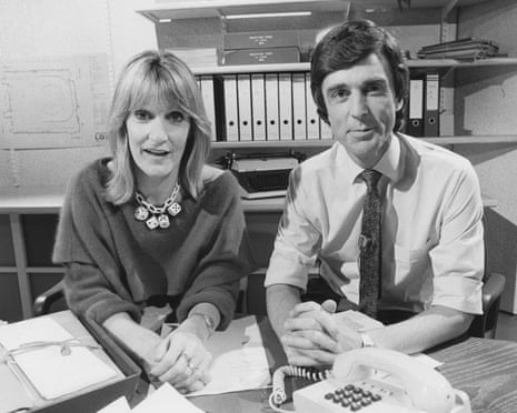WatchdogPortrait of television presenters Lynn Faulds Wood and John Stapleton, photographed for Radio Times in connection with the BBC show 'Watchdog', November 1986. (Photo by Chris Ridley/Radio Times/Getty Images)