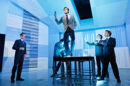 Matt Smith in the 2013 Almeida production of American Psycho.
